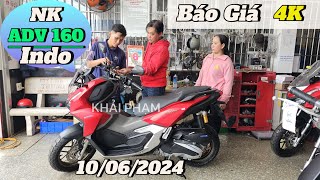 Báo giá ADV 160ABS nhập khẩu Indonesia mới nhất ngày 10/06/2024 tại CH Mai Duyên. Khải Phạm #adv