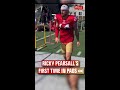 Your first look at Ricky Pearsall in pads 👀 | NBC Sports Bay Area