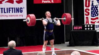 105kg Medal Lifts - 2010 USAW National Championships