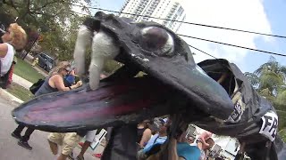 Dozens join climate march in downtown Miami