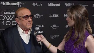 Clive Davis On His Famous Party & Talks Whitney Houston Bio-Pic | Billboard Power 100 Party 2023