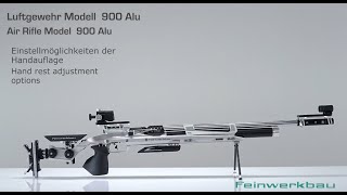 Air Rifle Model 900 | Hand rest adjustment options