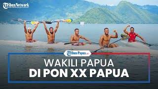 Wakili Papua di PON XX, 4 Putra Sentani Terjun di Nomor Kayak 4 Cabor Dayung