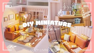 ✧ DIY Miniature Dollhouse Kit | Super Creator-Cozy Living Lounge | 若來DIY組裝-宅家生活客廳 ✧#diy #miniature