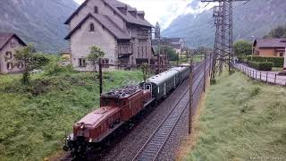 Das Krokodil zieht den Gotthard Historic Express