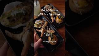 Affordable $45 Dine Out menu in Vancouver!🔥🤤 #vancouverfoodie #trending #fyp #dineout #eatwithme