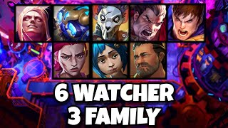 This 6 WATCHER / 3 FAMILY Comp in TFT is BROKEN! | Set 13