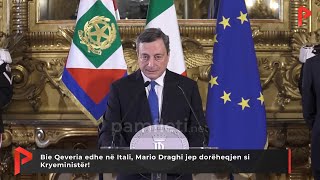 Bie Qeveria edhe në Itali, Mario Draghi jep dorëheqjen si Kryeministër!