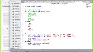 30 Python mysql module - query variables