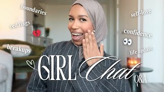 GIRL CHAT ♡ answering your questions on friendship breakups, red-flags, self-love and more