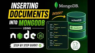 Insert Documents in MongoDB using Node.js | MongoDB