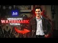 How To Make a Transparent Watermark | After Effects Tutorial