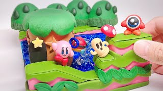 【100均工作】カービィの２Ｄステージを３Ｄ化してみた【グリーングリーンズ】〜How to make a Kirby stage from 2D to 3D〜