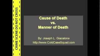 Cause vs. Manner