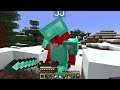 hunters vs overpowered speedrunner in minecraft