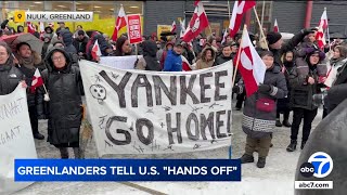Thousands march in 'Hands off Greenland' rallies after Trump's threats to take it over