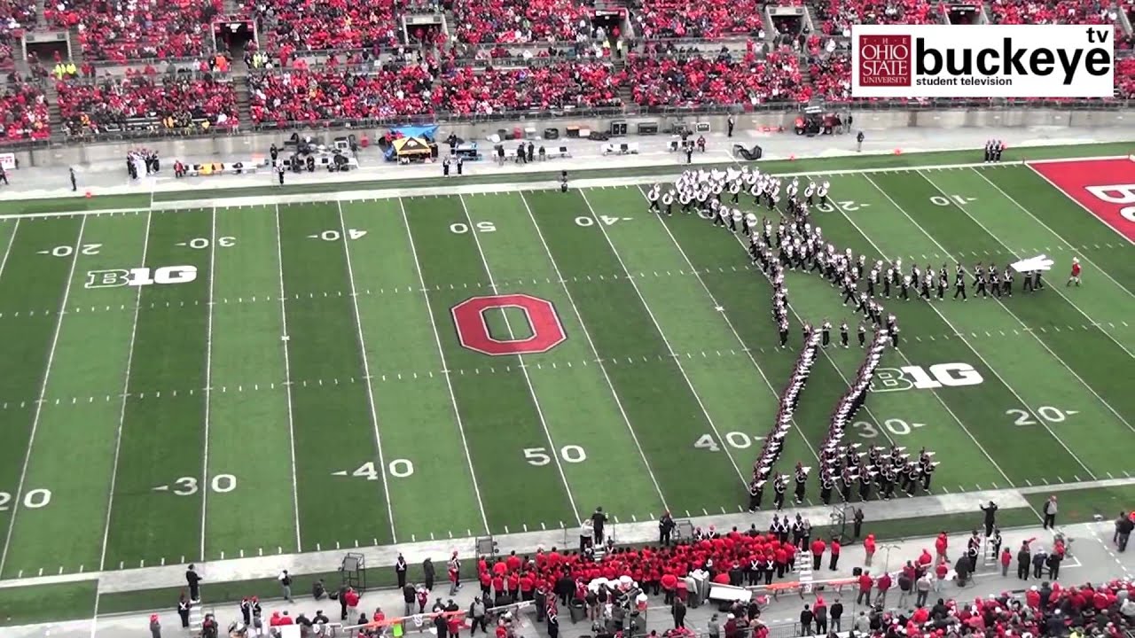 Ohio State Marching Band "Michael Jackson Tribute" - Halftime Vs. Iowa ...