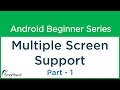 #38 Android Tutorial: Multiple Screen Support - 1 - Make your Android App: Part - 5