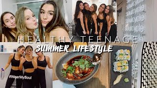 LIVING MY HEALTHY TEENAGE SUMMER LIFESTYLE (vlog + what I eat in a day)