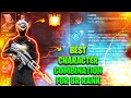 Best Character Skill Combination For BR Rank| BR Rank Best Character Combination|Solo Rank Push Tips