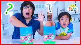 What's in the box Challenge Slime Edition with Ryan vs Daddy!!!!!