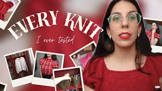 Every Knit I Ever Tested | Is Test Knitting Really Worth The Hype?