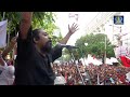 sfi agitation in college street কলেজস্ট্রিটে বামেদের সমাবেশে উঠে এল মহীনের ঘোড়াগুলি