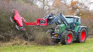 Elkaer HS 2300 Astsäge | FENDT 820 Vario | Heckenpflege