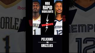 NBA RAPIDS: Memphis Grizzlies Vs New Orleans Pelicans | Dec 26 | 2023 #nbahighlights #jamorant