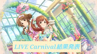 【デレステ】LIVE Carnival メモリーブロッサム結果発表