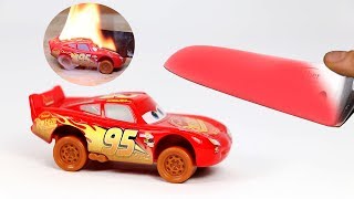 EXPERIMENT: Glowing 1000 degree KNIFE VS CAR - SLIME - KINETIC SAND -  oddly satisfying video