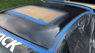 First Try Plasti Dipping my Roof