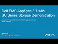 Dell EMC AppSync with Dell EMC SC Series Storage