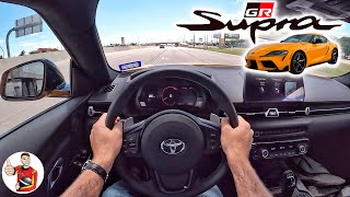 The 2022 Toyota GR Supra 3.0 Tears Up the Track, but is Tight on Space (POV Driv