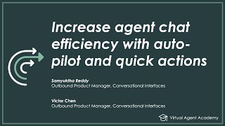 Virtual Agent Academy: Increase Agent Chat Efficiency