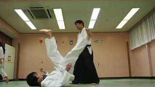 Meishinryu Aiki techniques 合気道　天照会　合気懸かり稽古　2018 1211