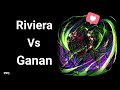 [Grand Summoners] Riviera Vs Ganan / (AWK) Howl of the warrior (Full Clear)