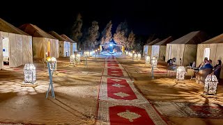 05 - Nuit dans un Bivouac dans les dunes de Merzouga - ليلة في إقامة مؤقتة في كثبان مرزوقة