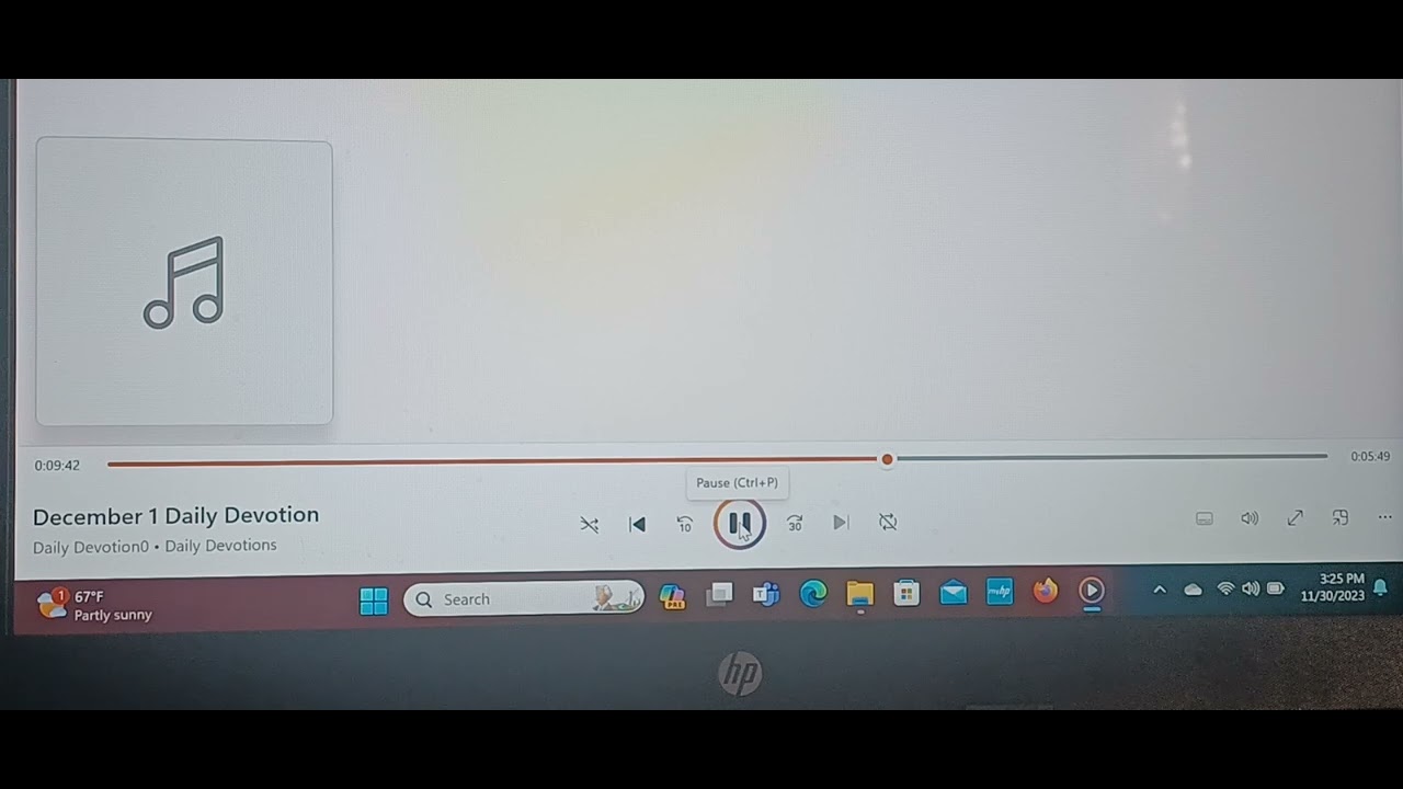 December 1 Daily Devotion Youtube