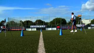 T-test soccer agility