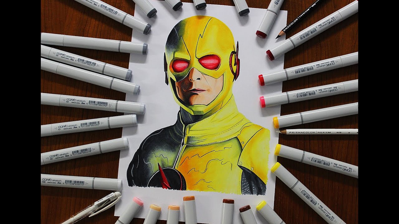 Reverse Flash Drawing