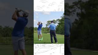 Golf Lesson: How to Hit a High Cut Over Trees  #shorts