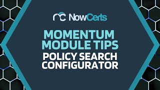 Momentum Module Tip: Policy Search Configurator