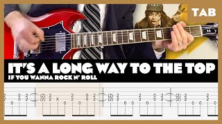 AC/DC - It's a Long Way to The Top - Guitar Tab | Lesson | Cover | Tutorial