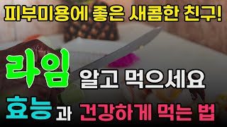 라임의 효능과 건강하게 먹는법! | 상큼한 에너지, 새콤달콤한 면역력 향상