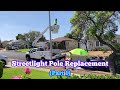 Streetlight Pole Replacement (Part 1/9)｜De-energizing The Electric Line (COMPLETE PROCESS）