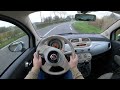 fiat 500 2011 onboard pov test drive