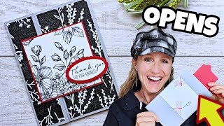 Check out how this card opens! | Offset Gatefold Card Making Tutorial