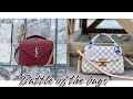 YSL Medium College bag VS Louis Vuitton Croisette bag