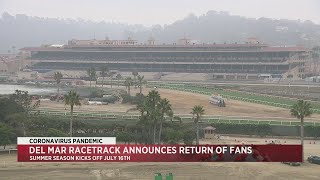 Del Mar Racetrack Announces Return Of Fans In July